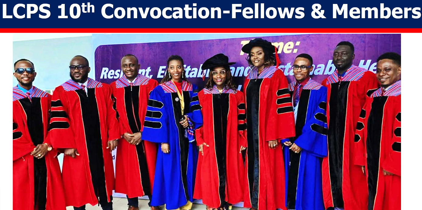 LCPS 10th Convocation - Fellows & Members
